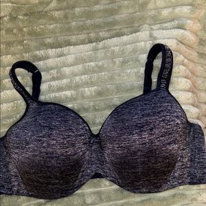 Avenue underwire navy bra with Molded Cups